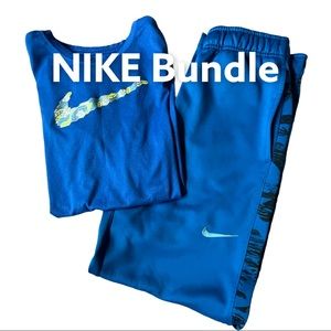 NIKE Dri-Fit Bundle Tee and Athletic Pants
